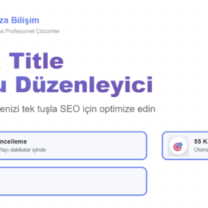 WordPress Meta Title Toplu Düzenleyici