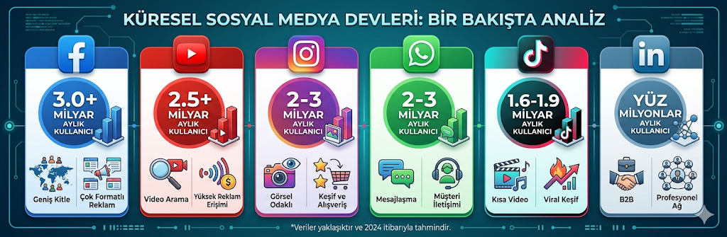 En Popüler Sosyal Medya Platformları